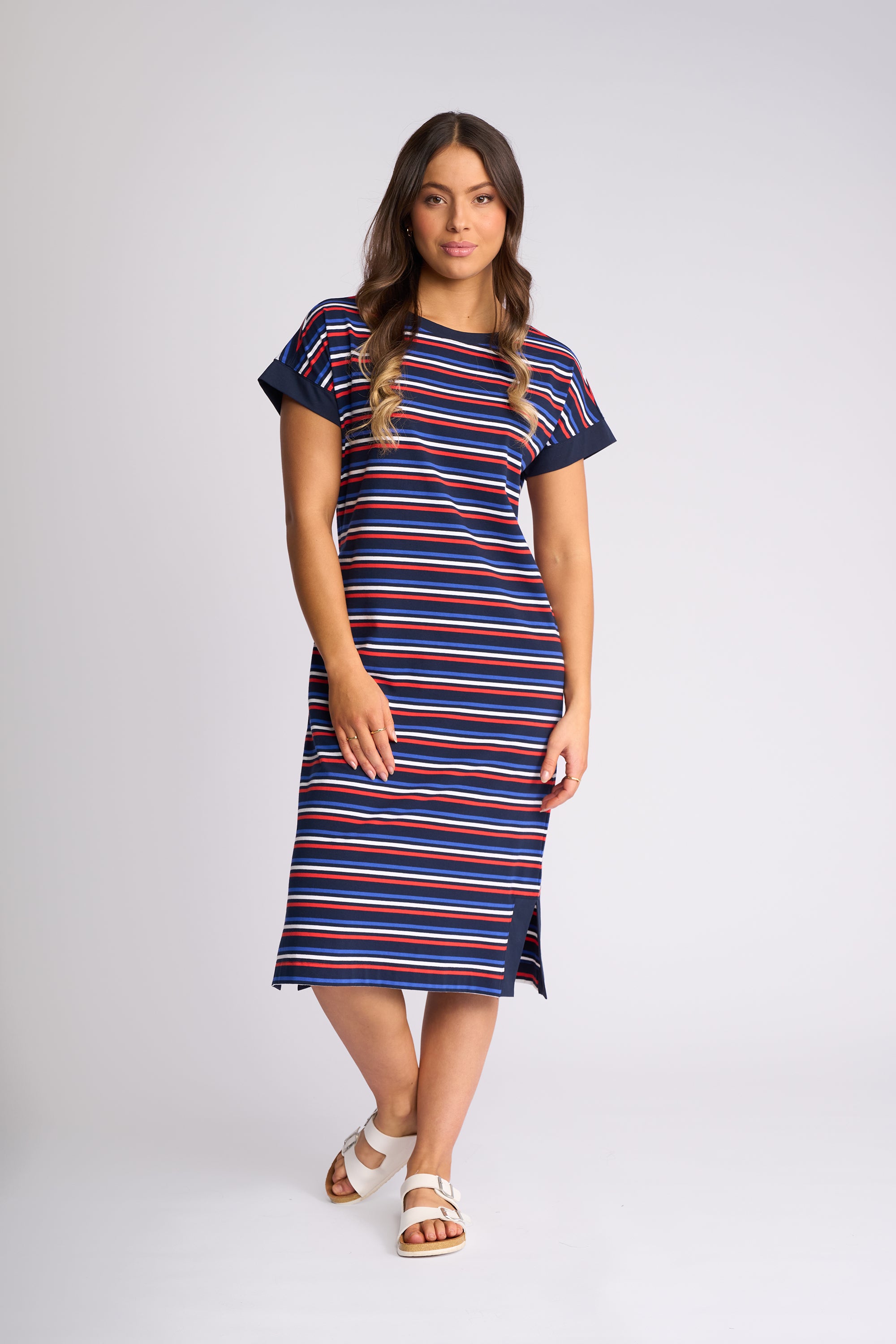 Vassalli Verona Dress - Mixed Stripe