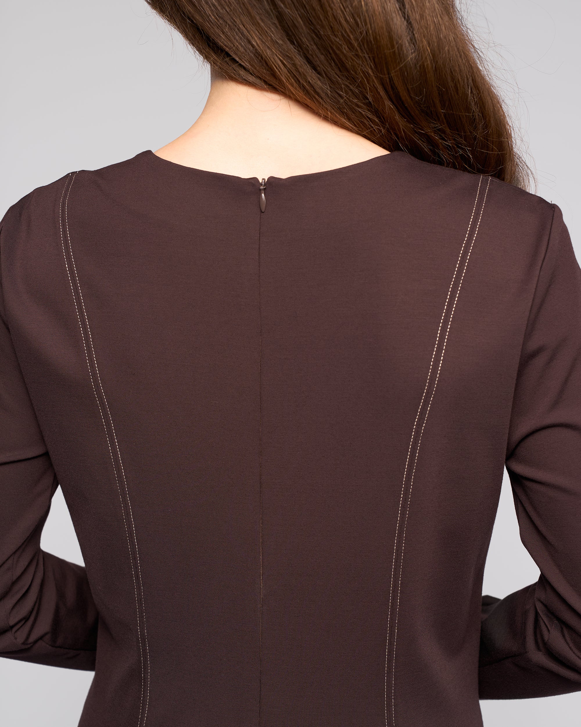 Vassalli Miner Dress - Chocolate