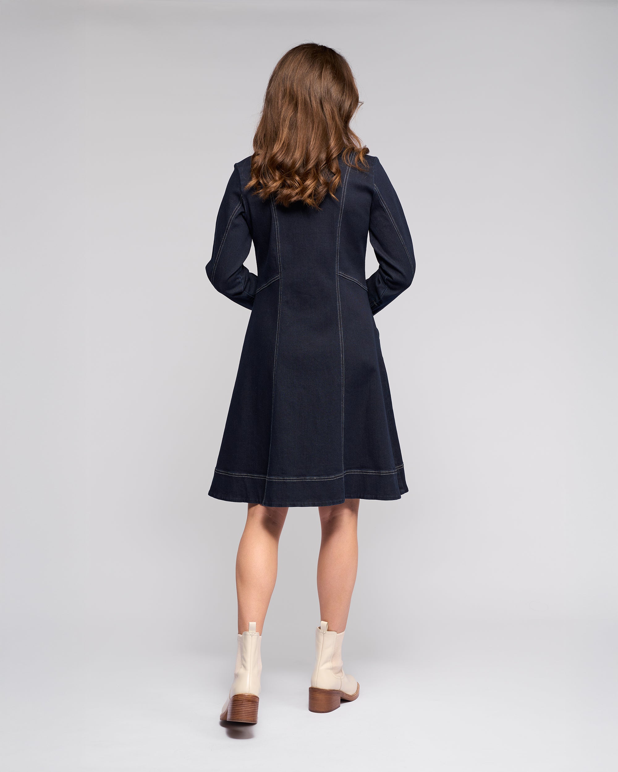 Vassalli Sienna Dress - Ink Denim