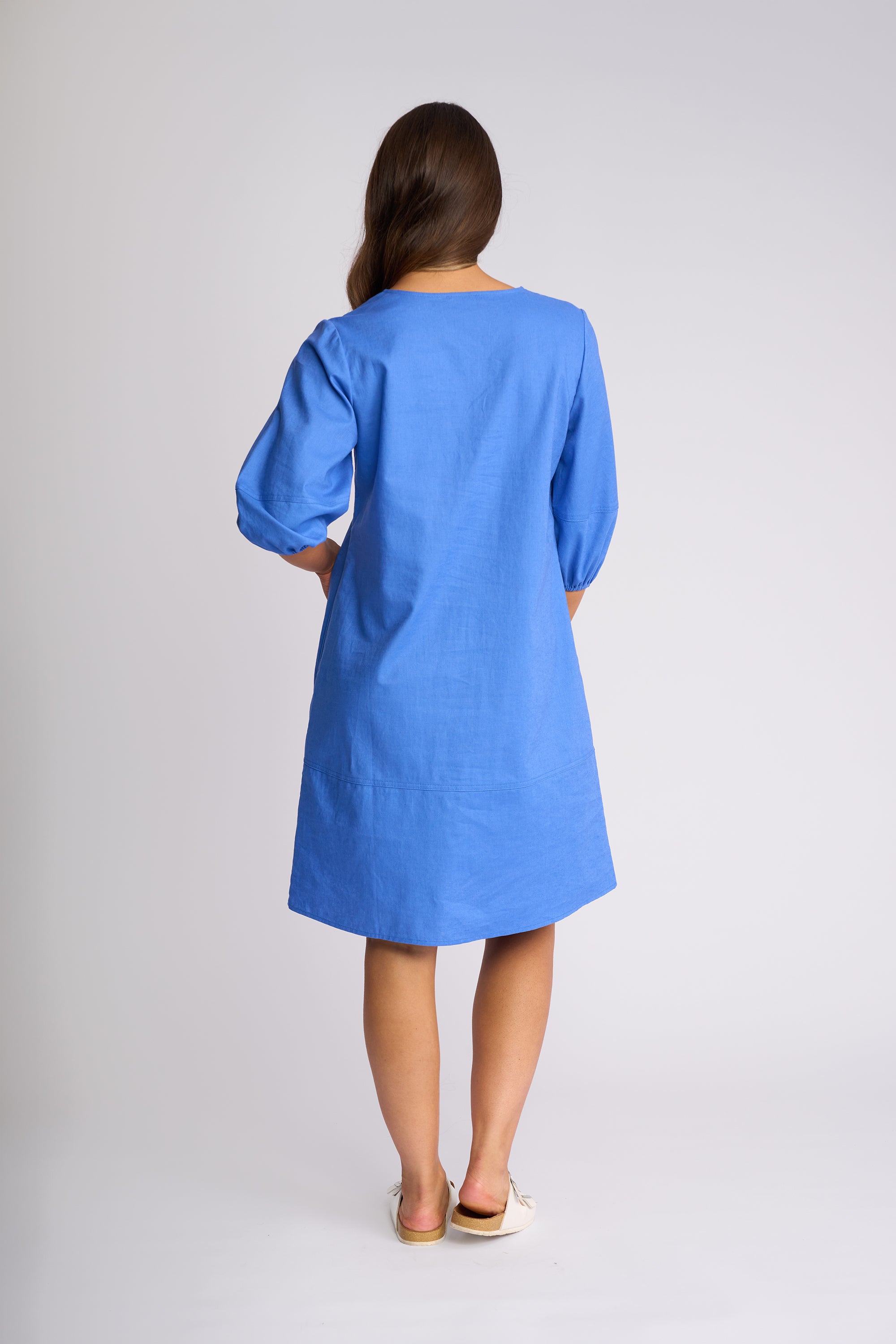 Vassalli Newman Dress - French Blue