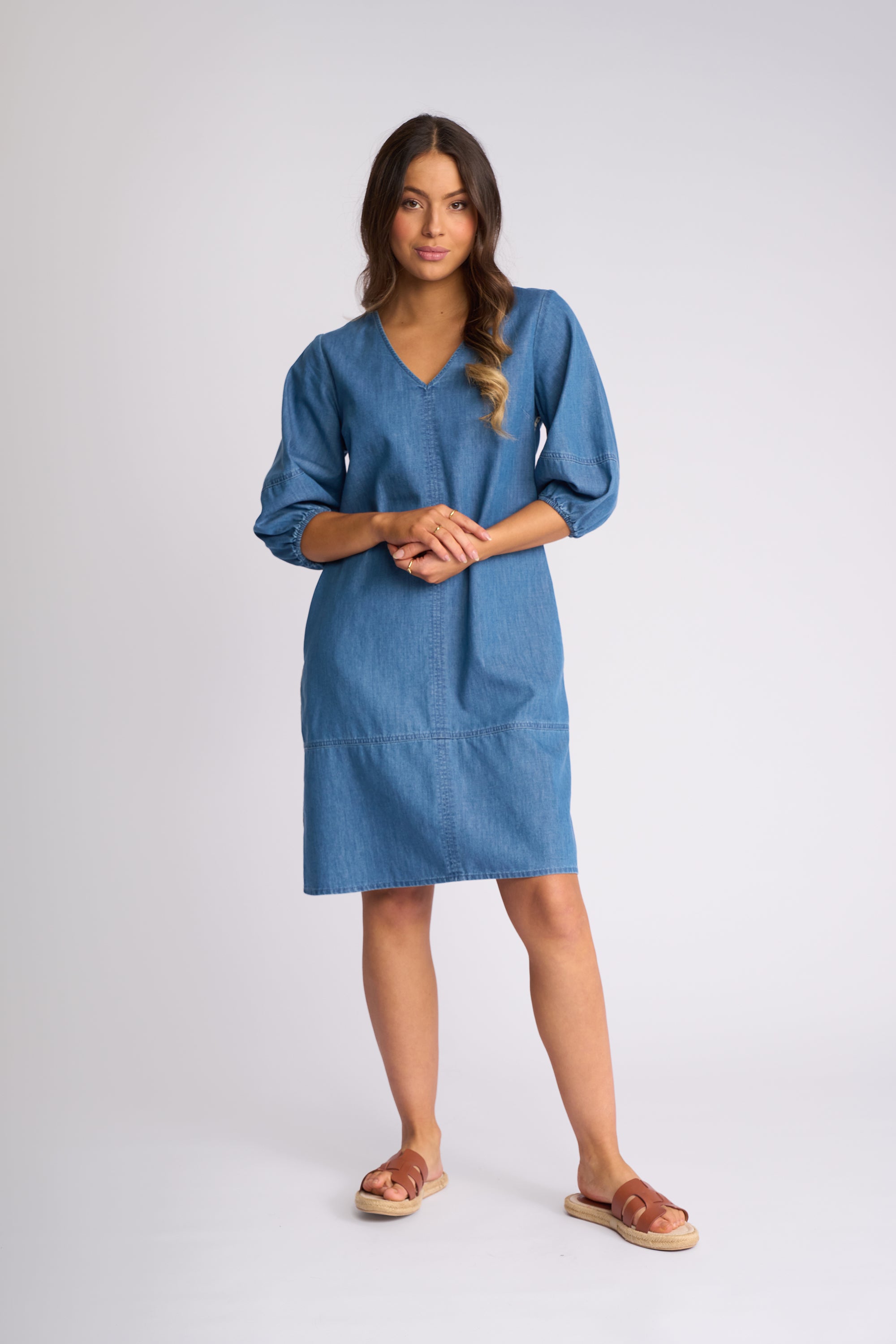 Vassalli Nevada Dress - Surf Blue