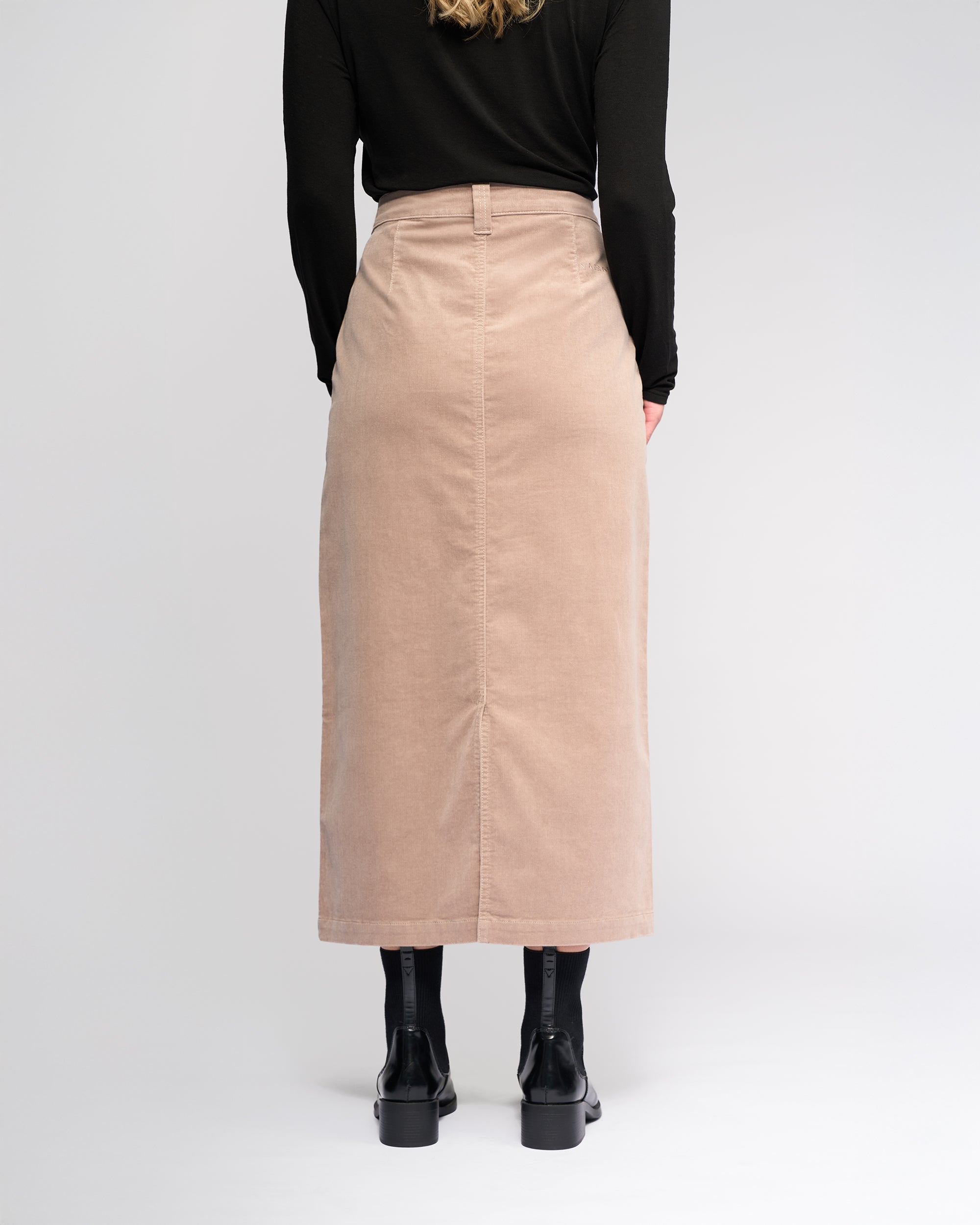 Vassalli Lane Cord Skirt - Twig
