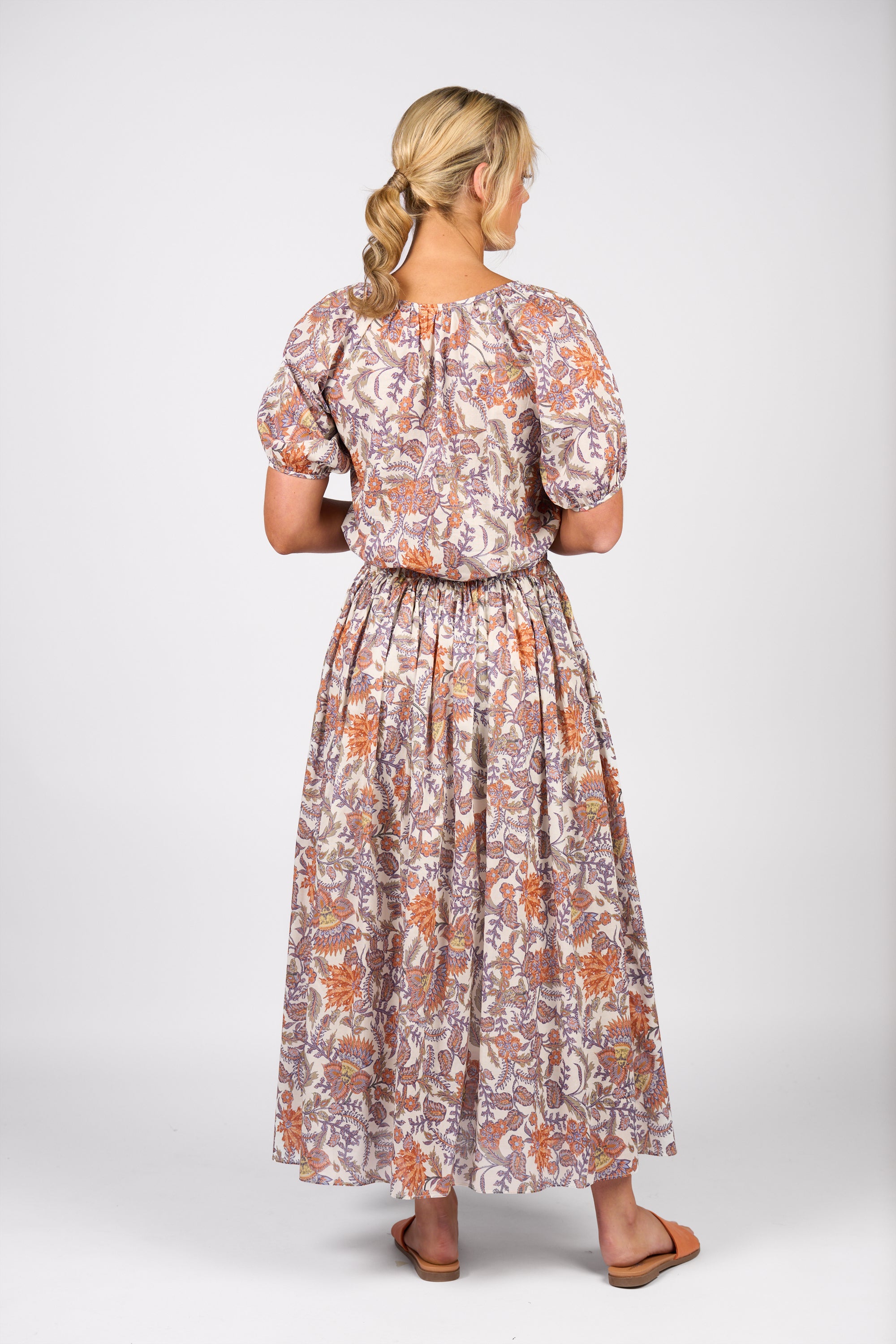 Vassalli Elastic Waist Maxi Skirt - Tuscany