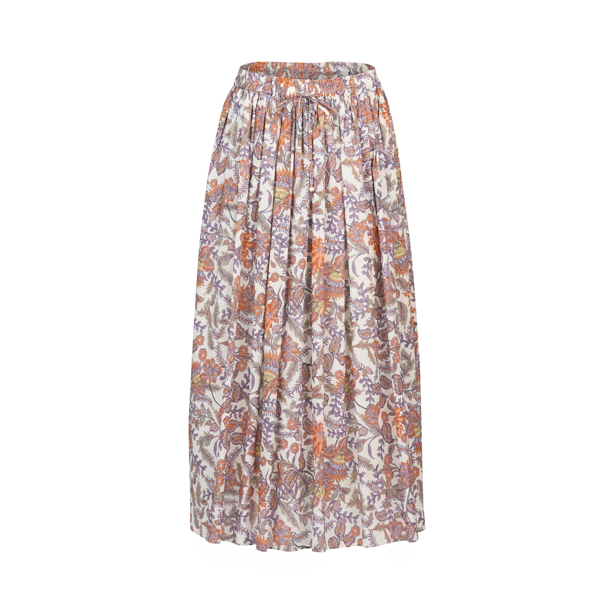 Vassalli Elastic Waist Maxi Skirt - Tuscany