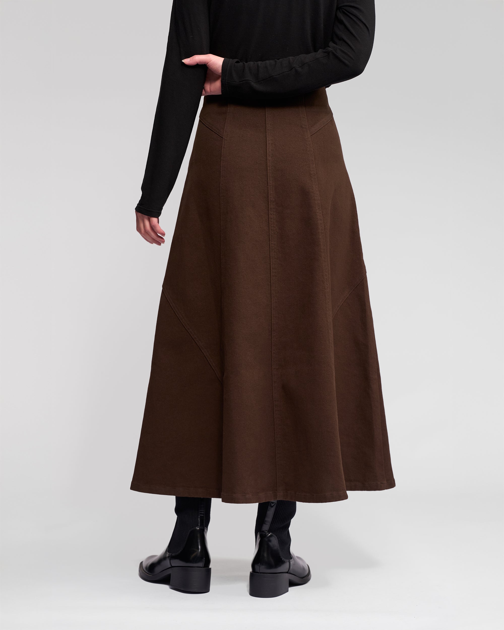 Vassalli Akari Skirt - Chocolate