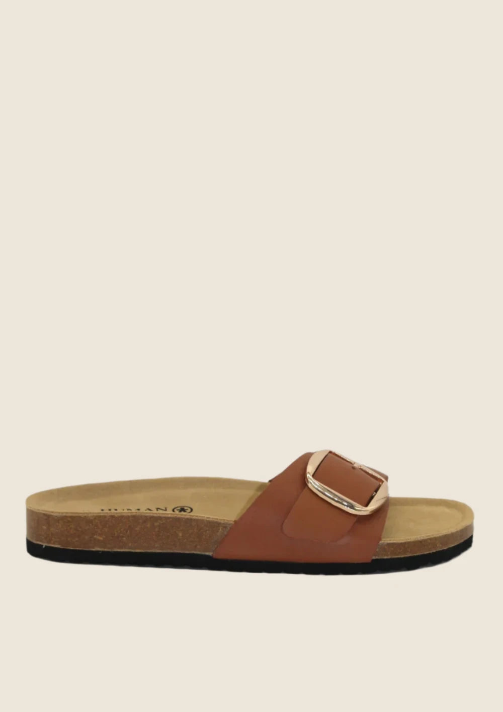 Human Shoes Jordan Slides - Tan