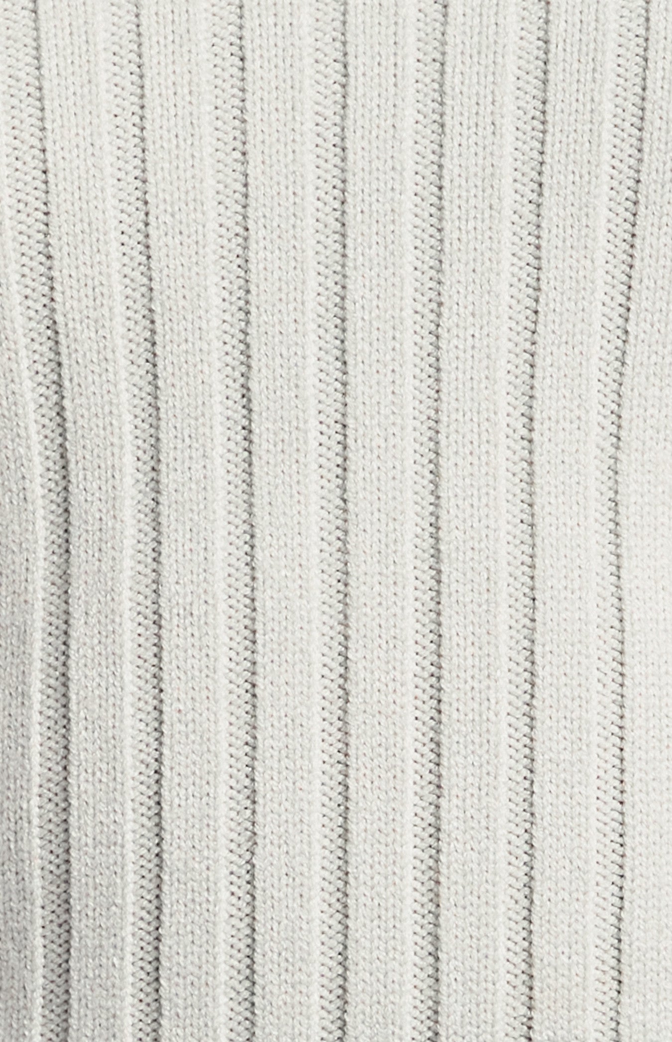 Style State V Neckline Wide Rib Knit Top - Grey