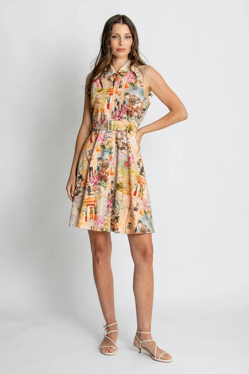 Kachel Amelia Short Shirt Dress - Capri
