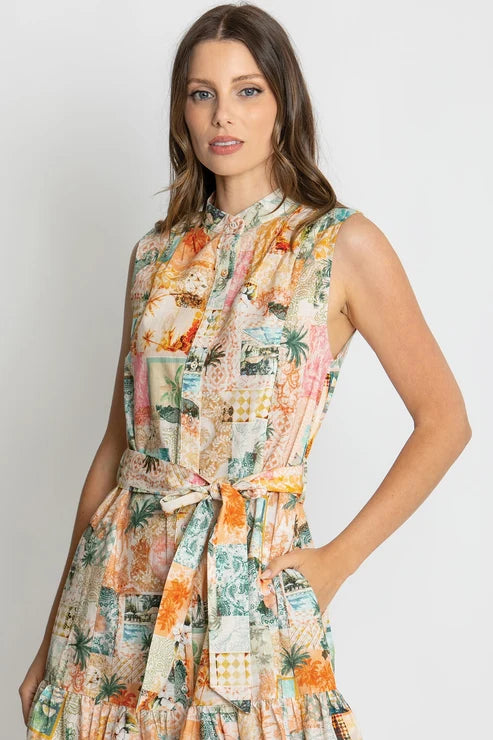 Kachel Aurora Mini Dress - Malibu