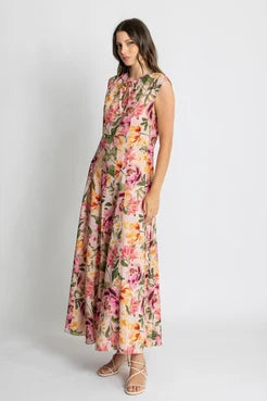 Kachel Belle Maxi Dress - Whispering Peonies