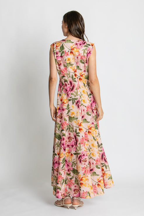 Kachel Belle Maxi Dress - Whispering Peonies