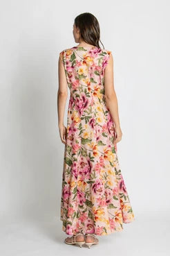 Kachel Belle Maxi Dress - Whispering Peonies