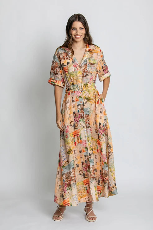 Kachel Charlie Maxi Dress - Capri