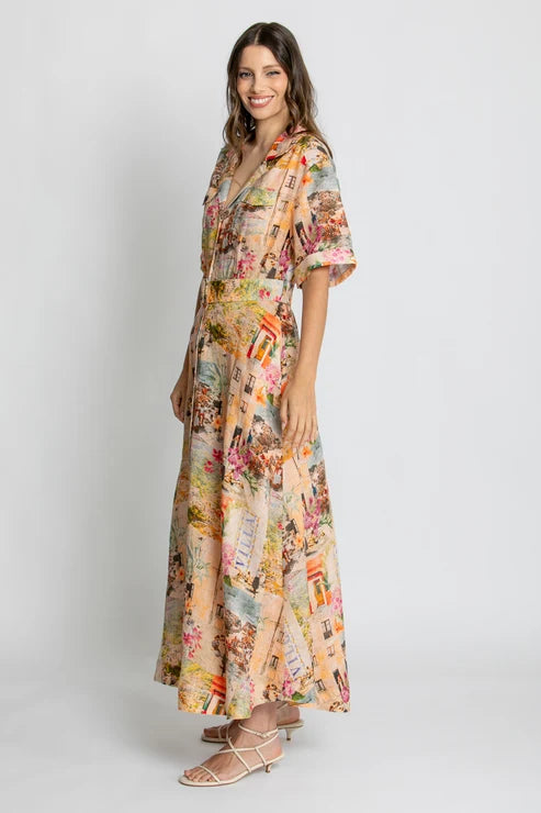 Kachel Charlie Maxi Dress - Capri