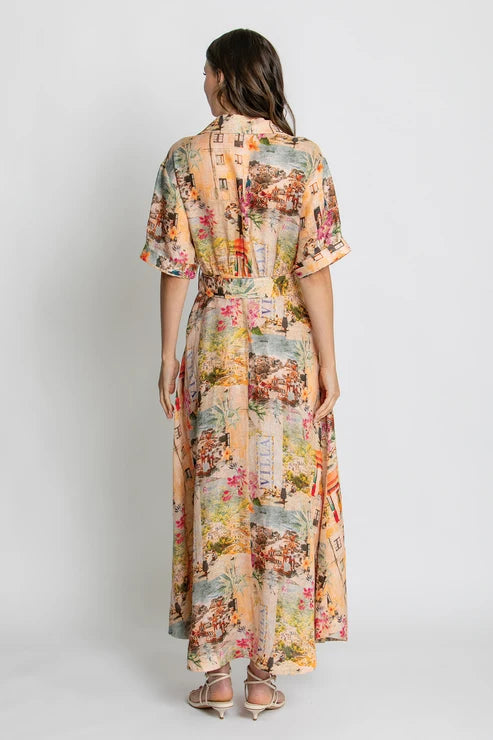 Kachel Charlie Maxi Dress - Capri