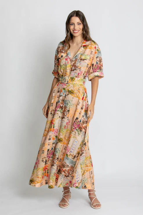Kachel Charlie Maxi Dress - Capri