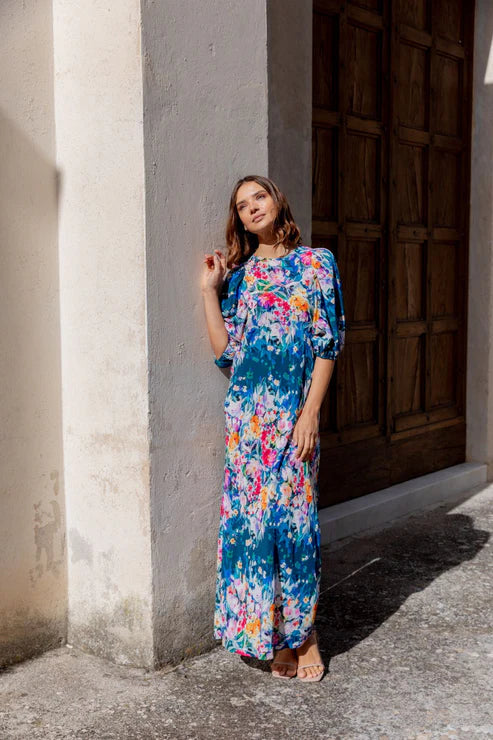 Kachel Chelsea Maxi Dress - Midnight Petal