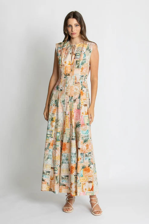 Kachel Gia Maxi Dress - Malibu