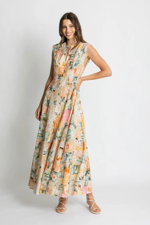 Kachel Gia Maxi Dress - Malibu