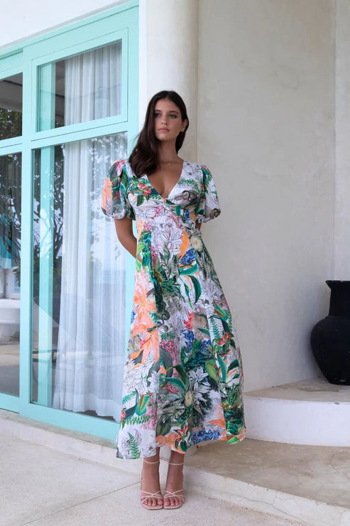 Kachel Loretta Maxi Dress - Tropicana
