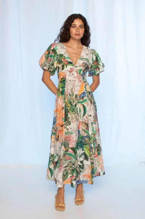 Kachel Loretta Maxi Dress - Tropicana