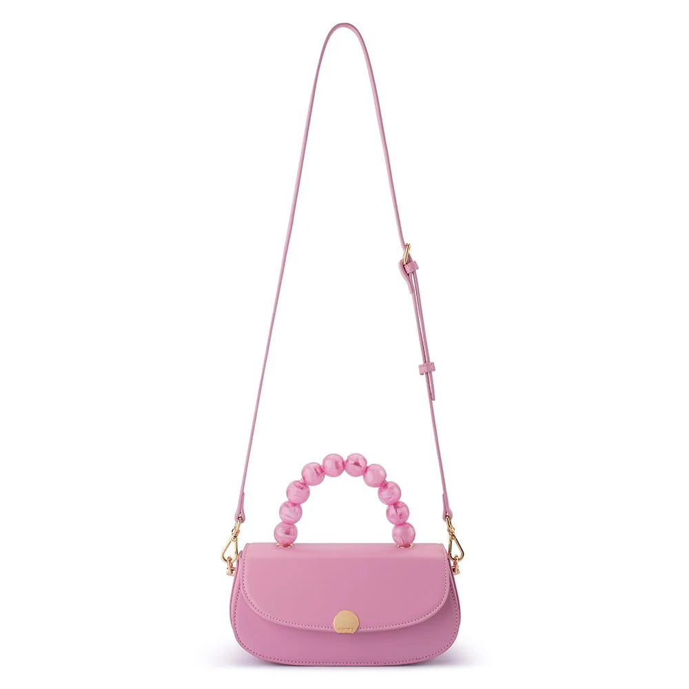 Olga Berg YASMIN Top Handle Bag - Pink